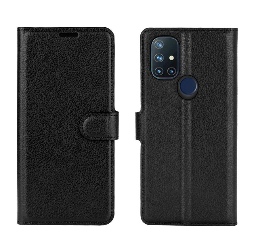 OnePlus Nord N10 5G Wallet Flip Case Black