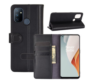 ProGuard OnePlus Nord N100 Wallet Case Genuine Leather Black