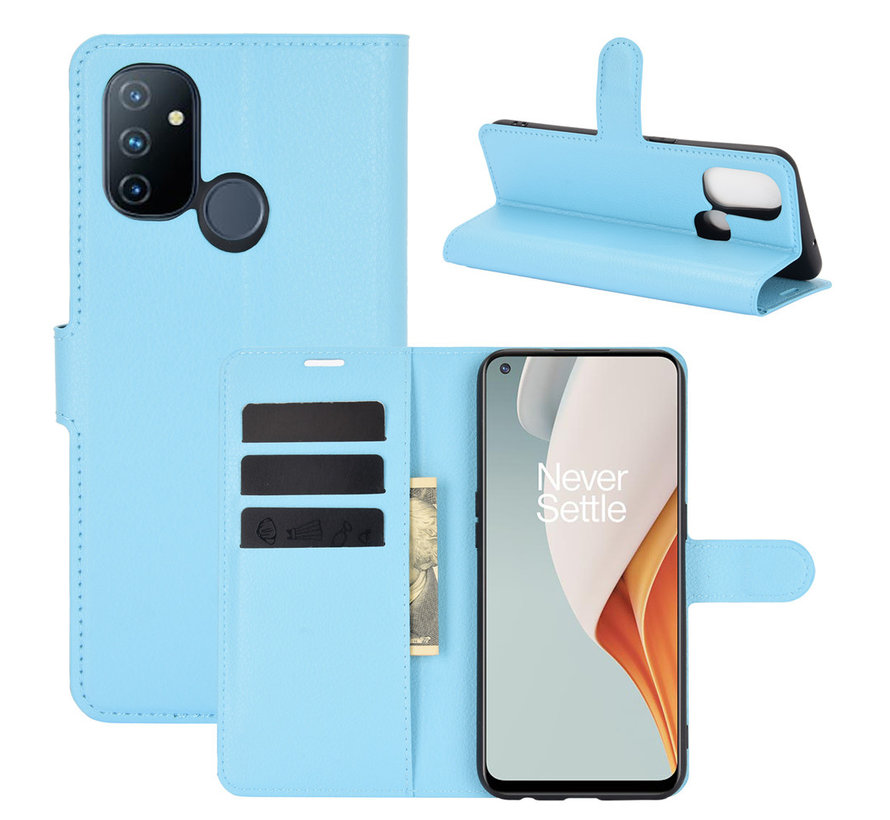 OnePlus Nord N100 Wallet Flip Case Blue