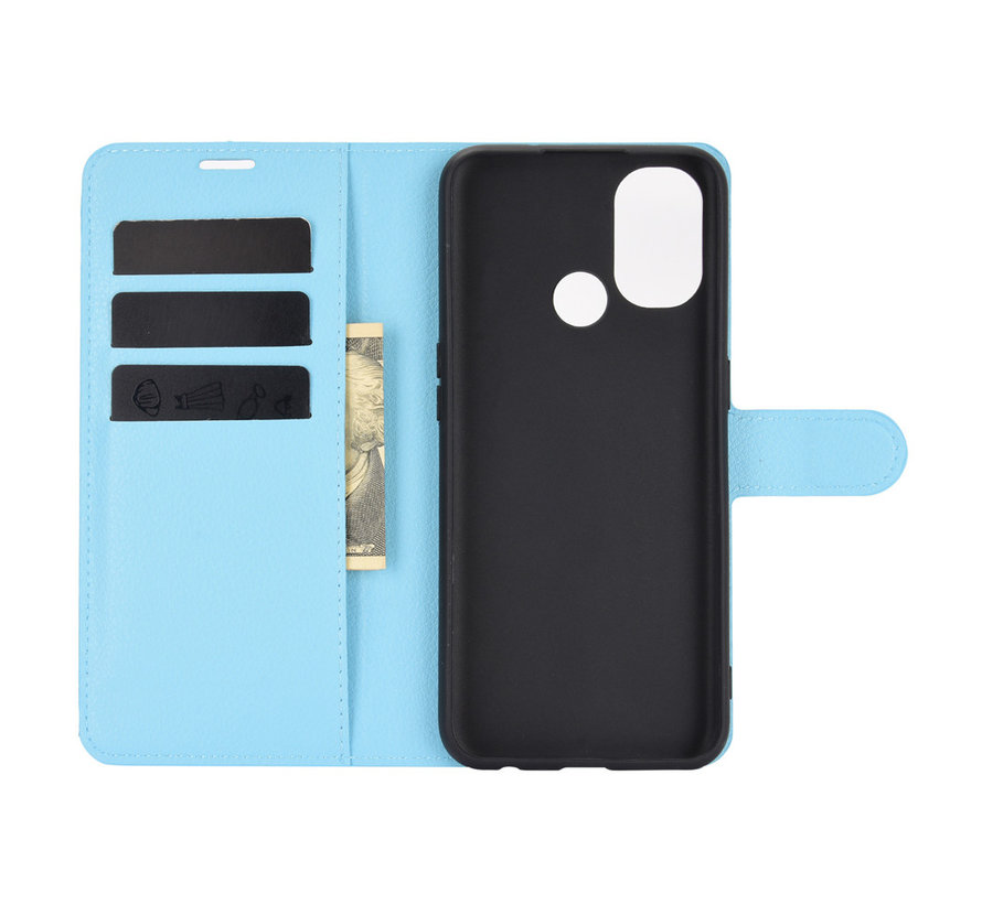 OnePlus Nord N100 Wallet Flip Case Blue