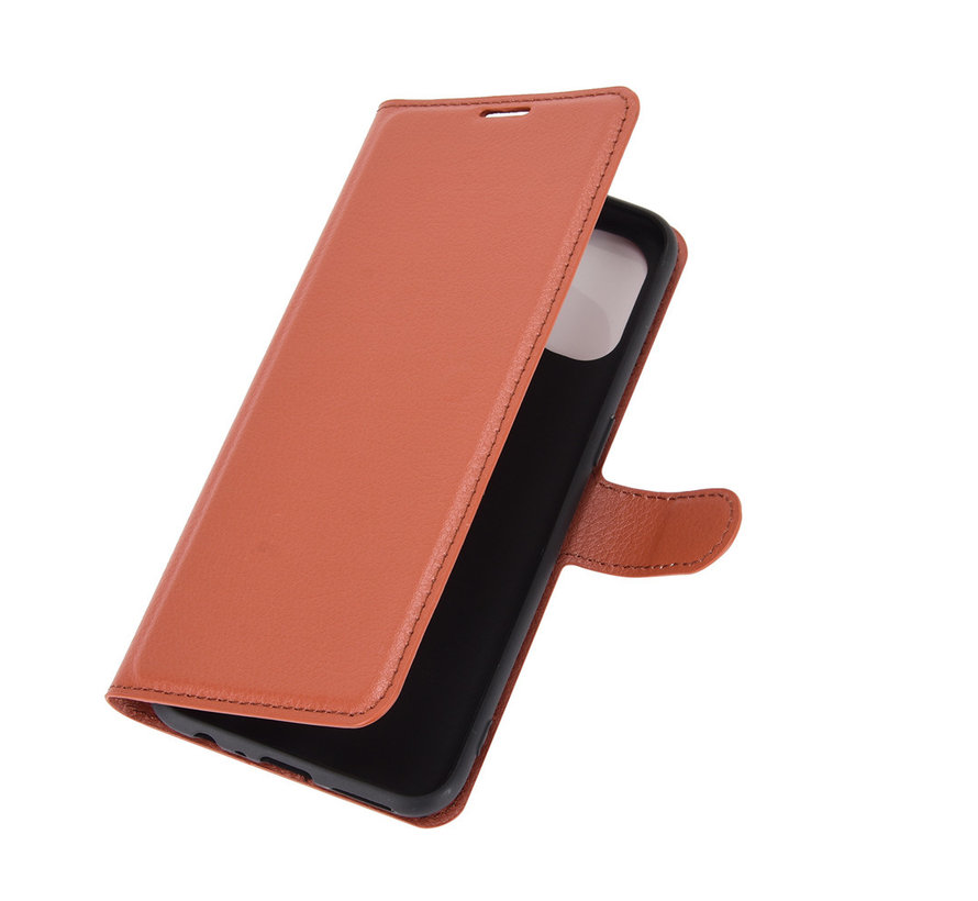 OnePlus Nord N100 Wallet Flip Case Brown