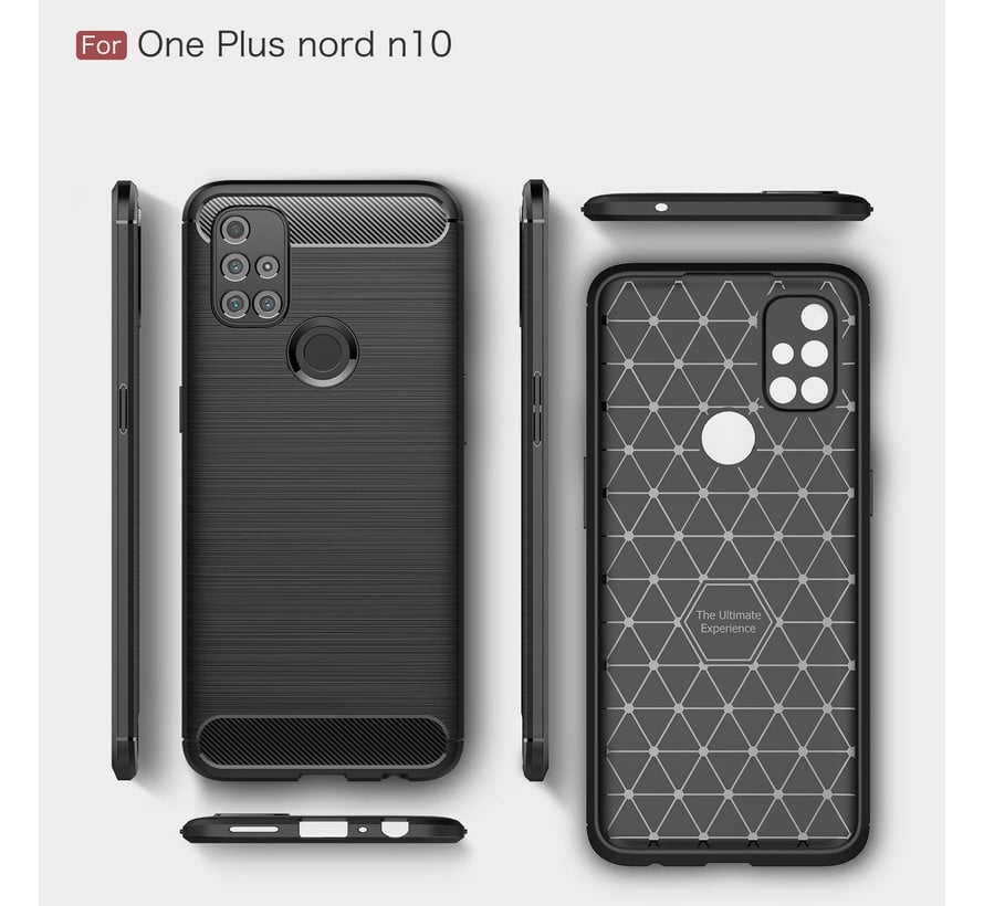 OnePlus Nord N10 5G Gehäuse gebürstetem Ruß