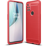 ProGuard OnePlus Nord N10 5G Gehäuse gebürstet Carbon Red