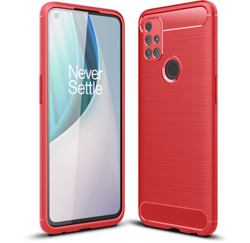 ProGuard OnePlus Nord N10 5G Case Brushed Carbon Red