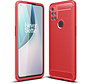 OnePlus Nord N10 5G Case Brushed Carbon Red