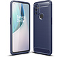 OnePlus Nord N100 Case Brushed Carbon Blue