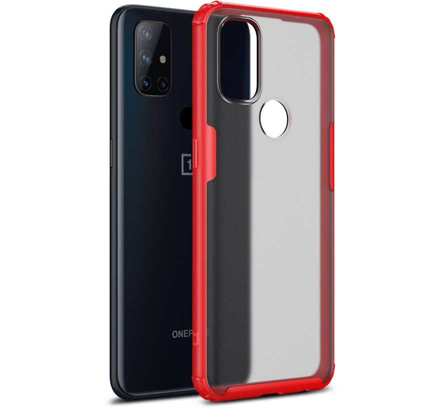 OnePlus Nord N10 5G Merge Bumper Case Red