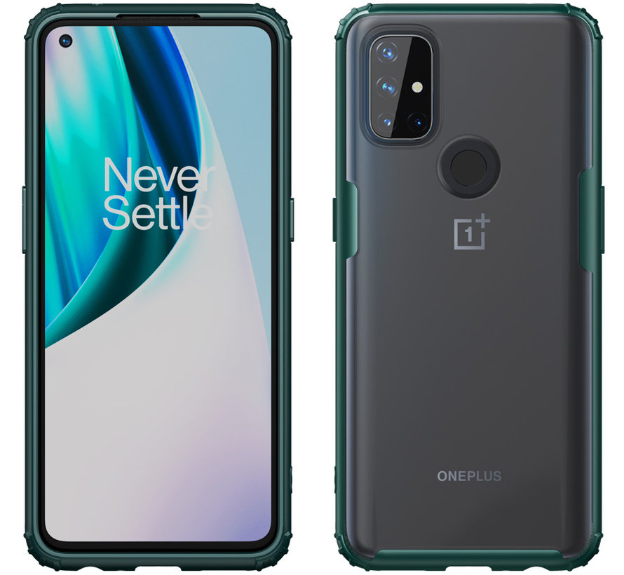 OnePlus Nord N10 5G Merge Bumper Case Green