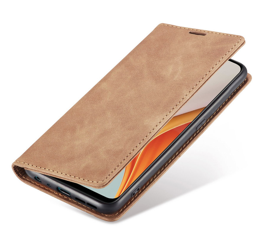 OnePlus Nord N100 Wallet Case Vintage Leather Beige