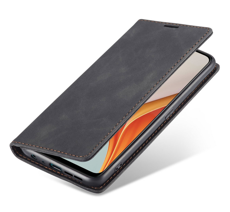 OnePlus Nord N100 Wallet Case Vintage Leather Black