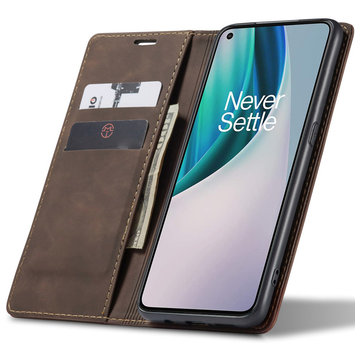 ProGuard OnePlus Nord N10 5G Wallet Case Vintage Leather Brown
