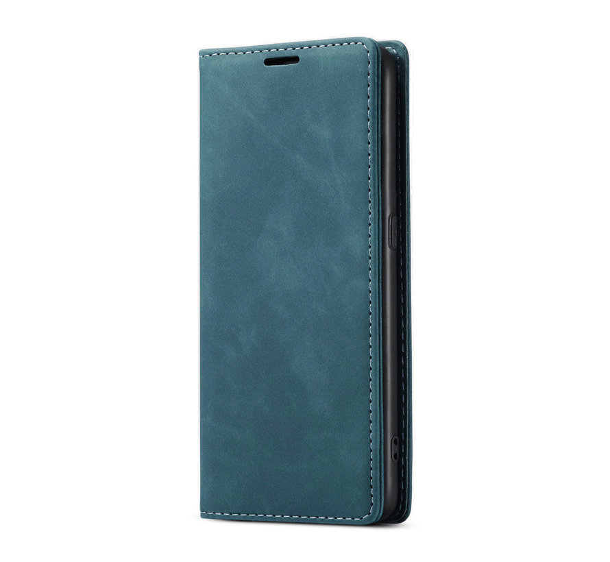OnePlus Nord N10 5G Wallet Hoesje Vintage Leder Blauw
