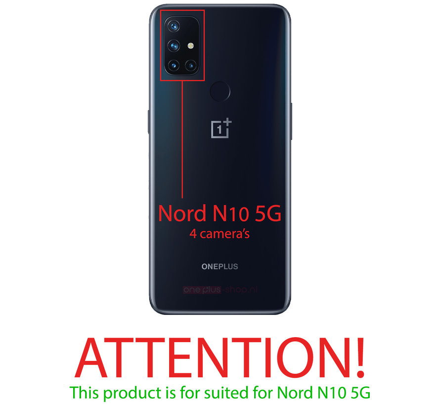 OnePlus Nord N10 5G Glazen Screen Protector 9H+ 2.5d (2 st.)