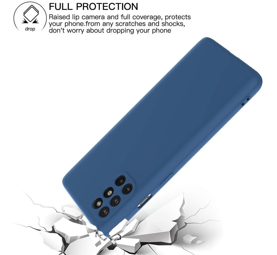 OnePlus 8T Case Flüssiges Silikonblau
