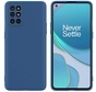 OnePlus 8T Hoesje Liquid Silicone Blauw