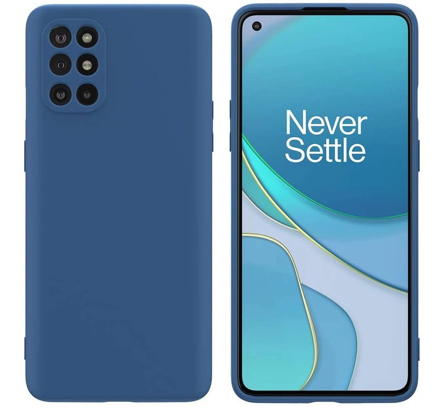 OnePlus 8T Case Flüssiges Silikonblau