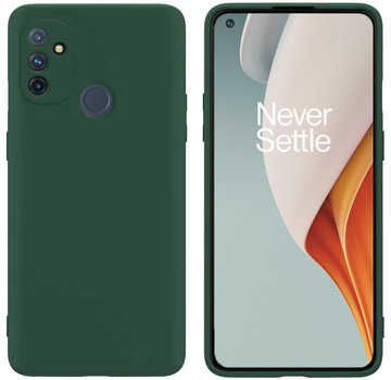 ProGuard OnePlus Nord N100 Hoesje Liquid Silicone Groen