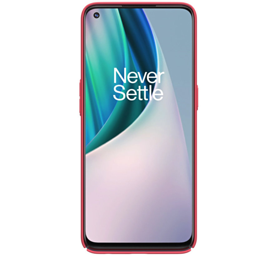 OnePlus Nord N10 5G Case Super Frosted Shield Red