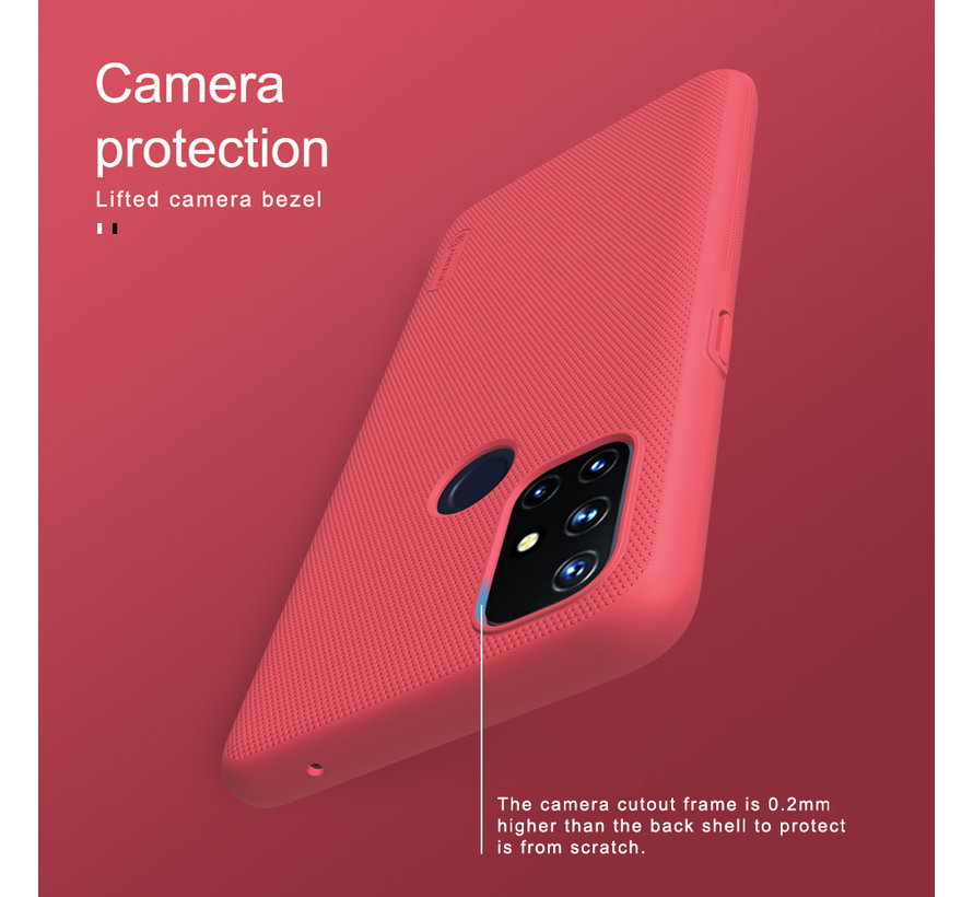 OnePlus Nord N10 5G Case Super Frosted Shield Red