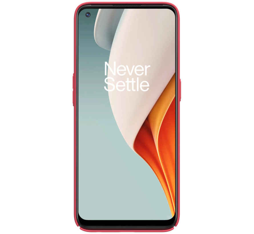 OnePlus Nord N100 Hoesje Super Frosted Shield Rood