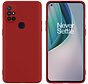 OnePlus Nord N10 5G Case Flüssiges Silikonrot