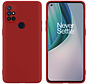 OnePlus Nord N10 5G Hoesje Liquid Silicone Rood