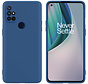 OnePlus Nord N10 5G Case Liquid Silicone Blue