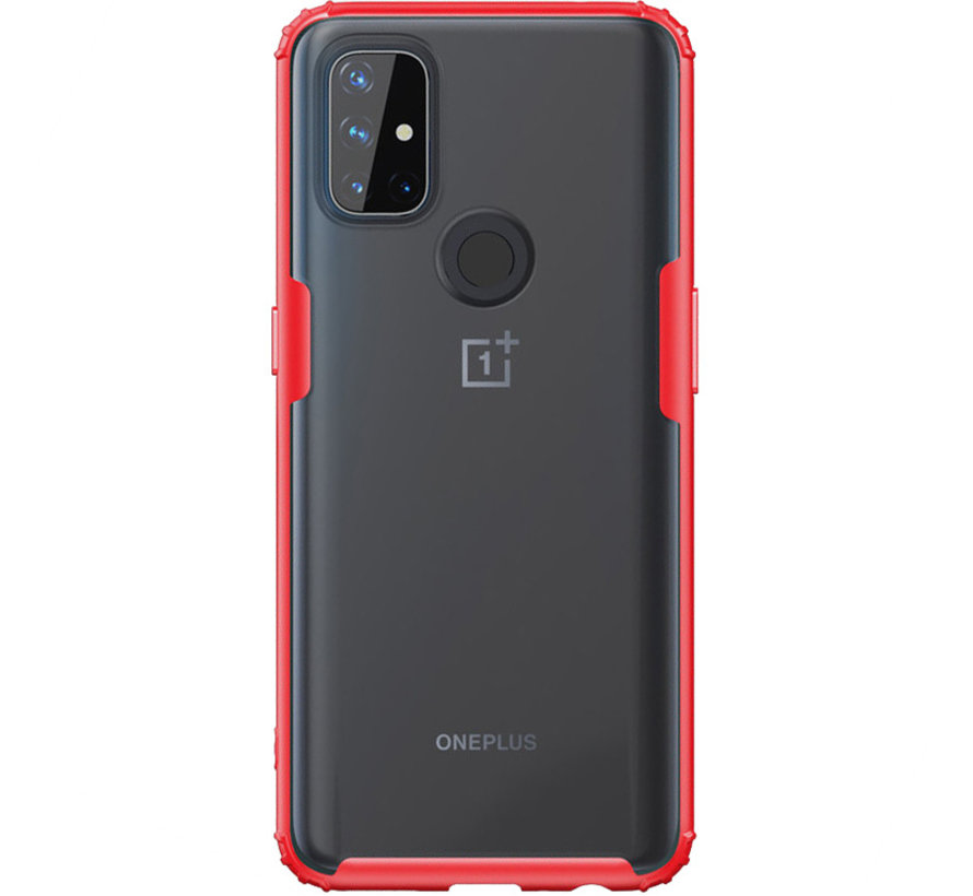 OnePlus Nord N10 5G Merge Bumper Case Red