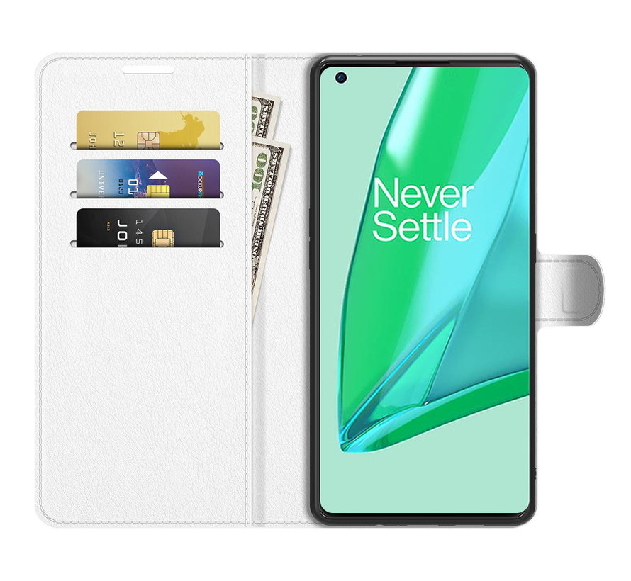 OnePlus 9 Pro Wallet Flip Case Weiß