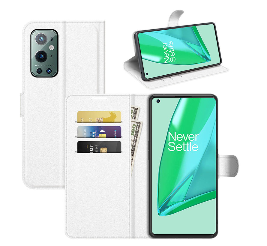 OnePlus 9 Pro Wallet Flip Case Weiß