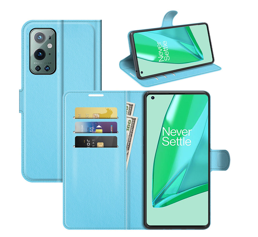 OnePlus 9 Pro Wallet Flip Case Blue