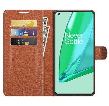 ProGuard OnePlus 9 Pro Wallet Flip Case Braun