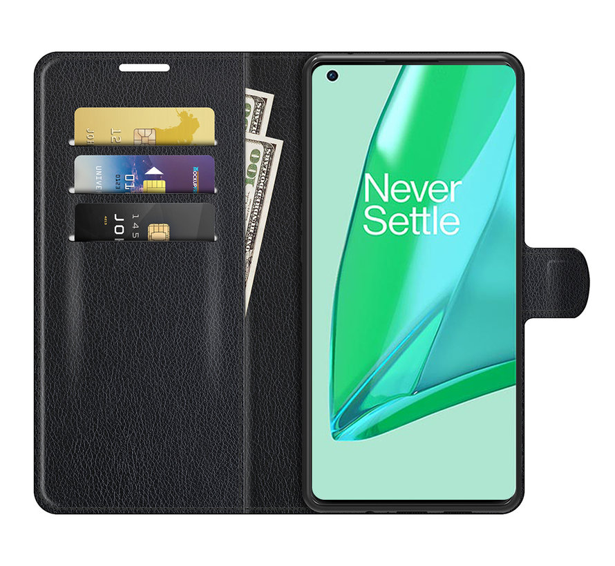 OnePlus 9 Pro Wallet Flip Case Black