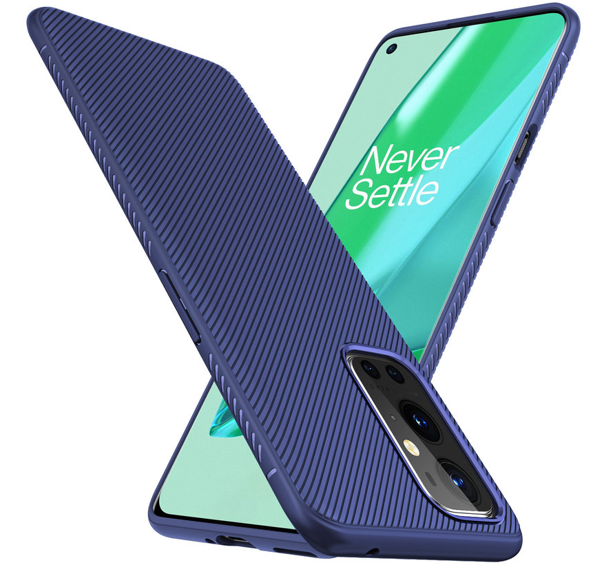 OnePlus 9 Pro Case TPU GripLine Blue