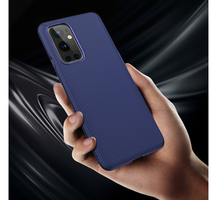 OnePlus 9 Pro Case TPU GripLine Blue