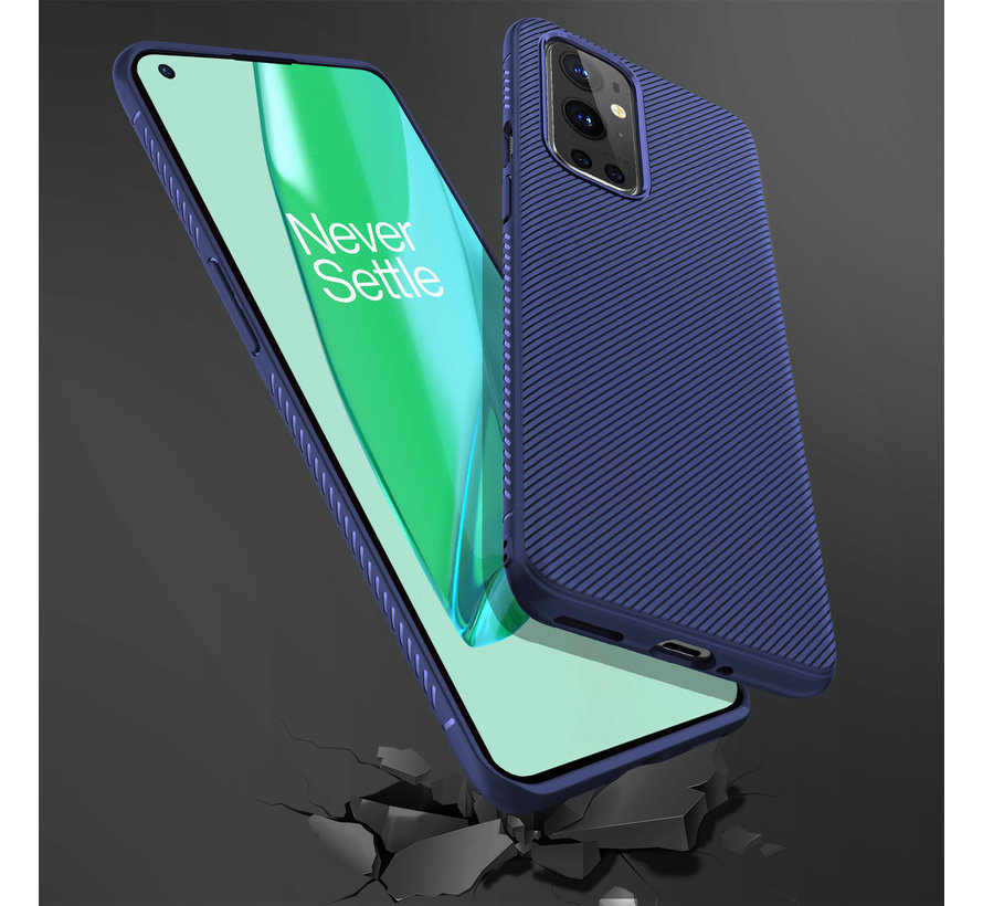 OnePlus 9 Pro Case TPU GripLine Blue