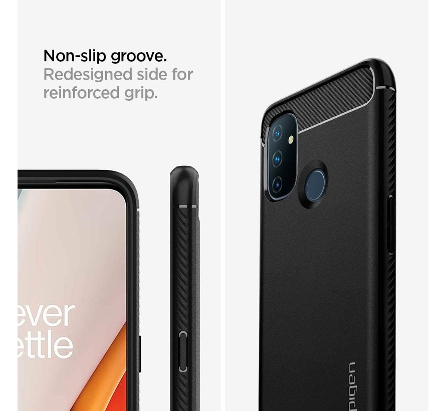 OnePlus Nord N100 Gehäuse Robuste Rüstung Schwarz