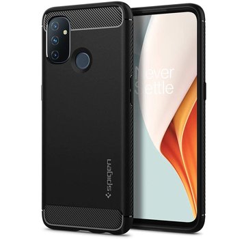 Spigen OnePlus Nord N100 Gehäuse Robuste Rüstung Schwarz