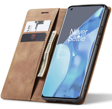 ProGuard OnePlus 9 Pro Wallet Case Vintage Leather Beige