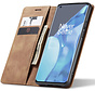 OnePlus 9 Pro Brieftasche Vintage Leder Beige