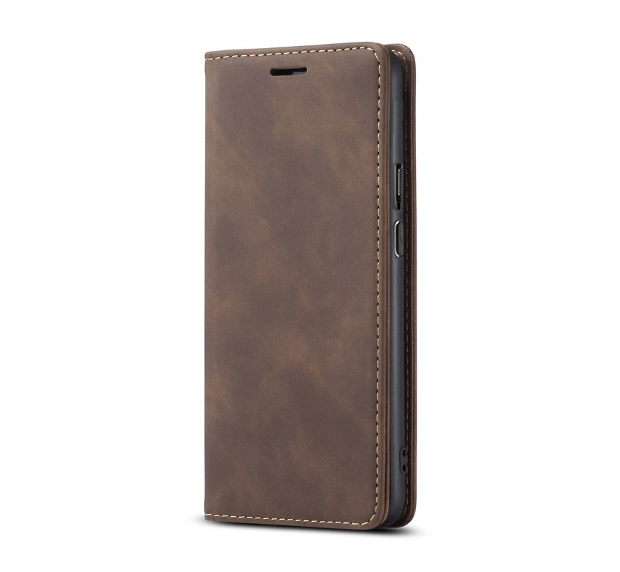 OnePlus 9 Pro Wallet Case Vintage Leather Brown