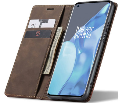 ProGuard OnePlus 9 Pro Wallet Case Vintage Leather Brown