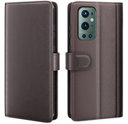ProGuard OnePlus 9 Pro Wallet Case Genuine Leather Brown