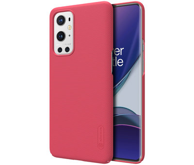 Nillkin OnePlus 9 Pro Hoesje Super Frosted Shield Rood