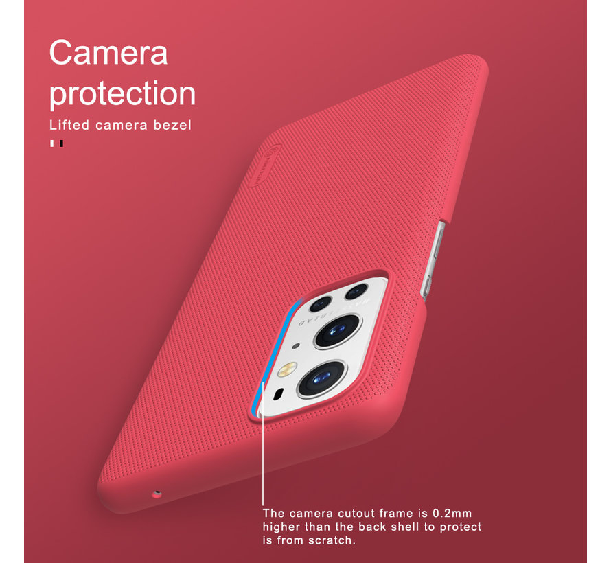 OnePlus 9 Pro Case Super Frosted Shield Red