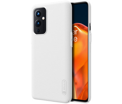 Nillkin OnePlus 9 Hoesje Super Frosted Shield Wit