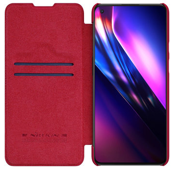 Nillkin OnePlus 9 Flip Case Qin Rood