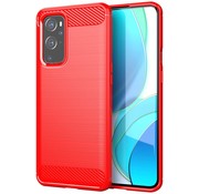 ProGuard OnePlus 9 Case Brushed Carbon Red