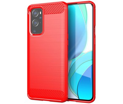 ProGuard OnePlus 9 Case Brushed Carbon Red