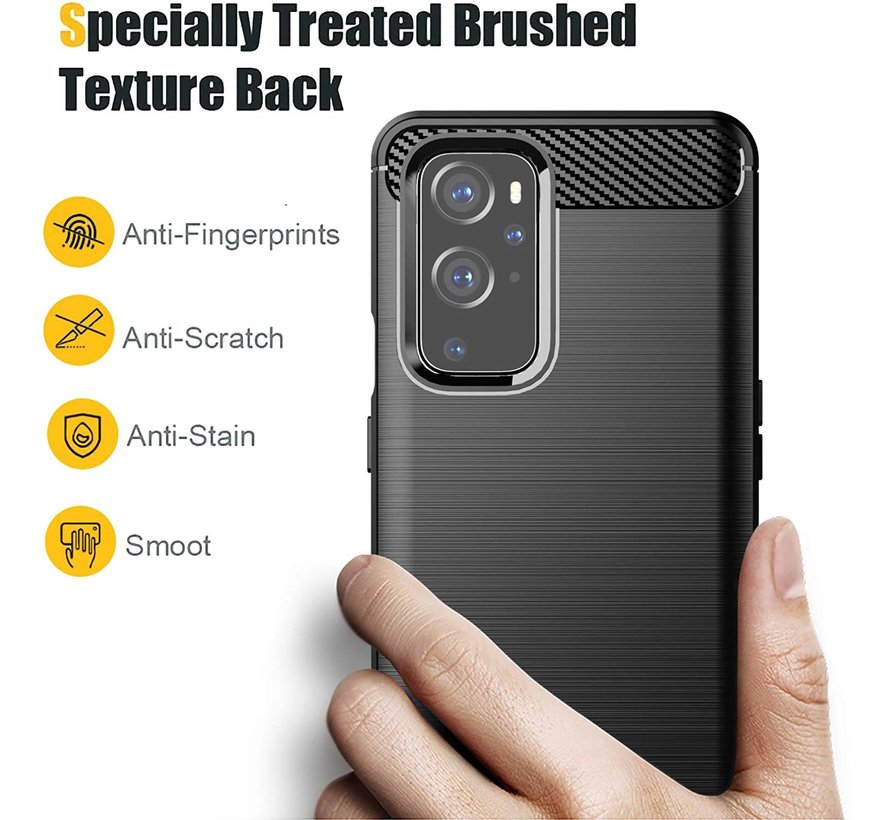 OnePlus 9 Case Brushed Carbon Black